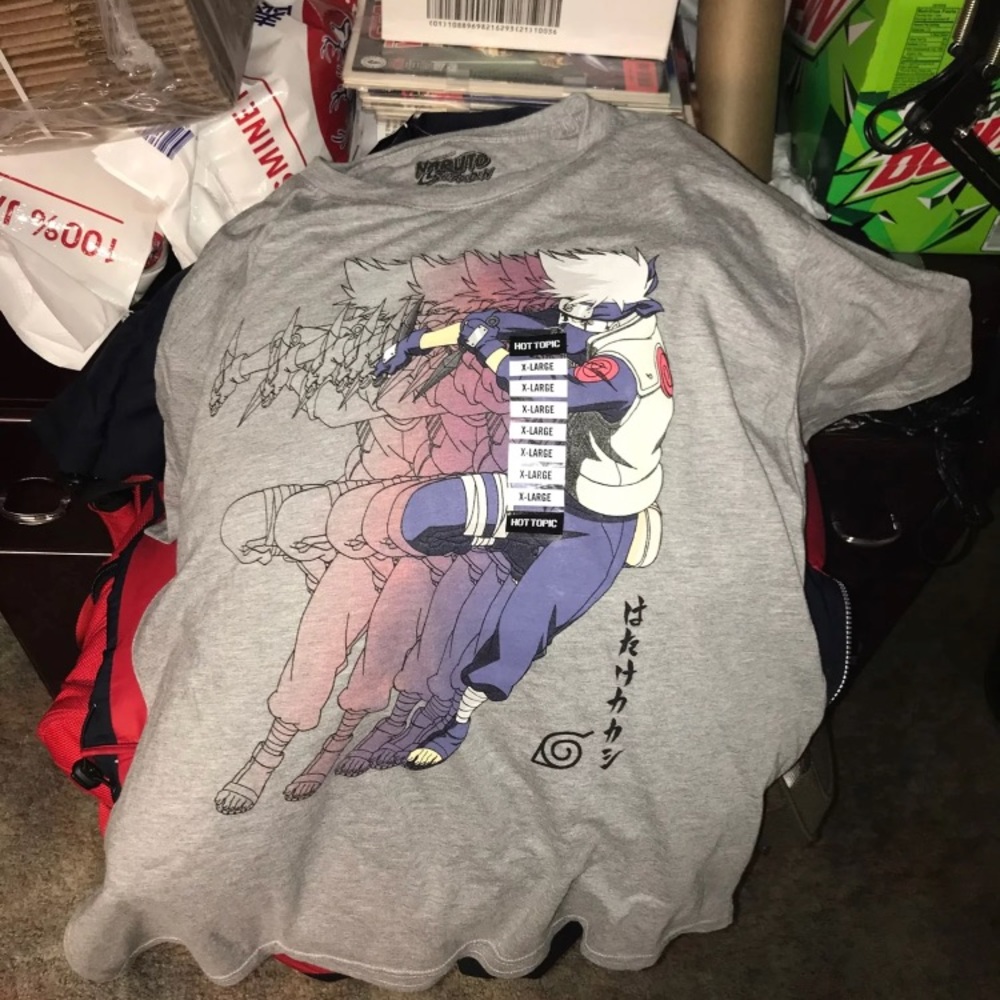 Naruto Shippuden Kakashi Hatake t-shirt ON HOLD